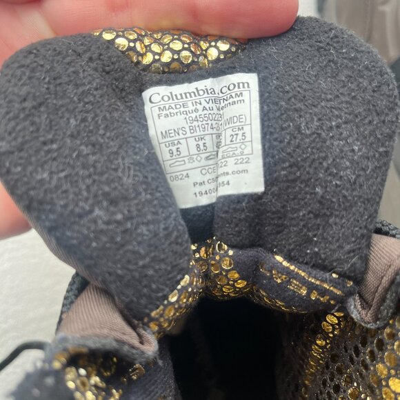 Columbia Bugaboot Celsius Plus Snow Boots, Brown & Black, Men's 9.5W, LIKE NEW - Picture 10 of 13